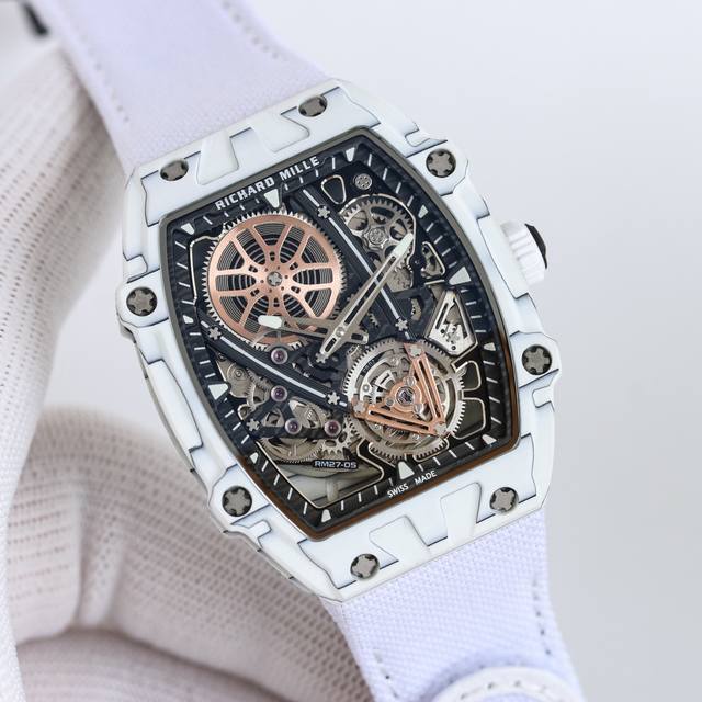 Richard Mille 理查米尔 H P1 Rm 27-05 Flying Tourbillon Rafael Nadal 浮动陀飞轮腕表超轻、超薄整枚腕表
