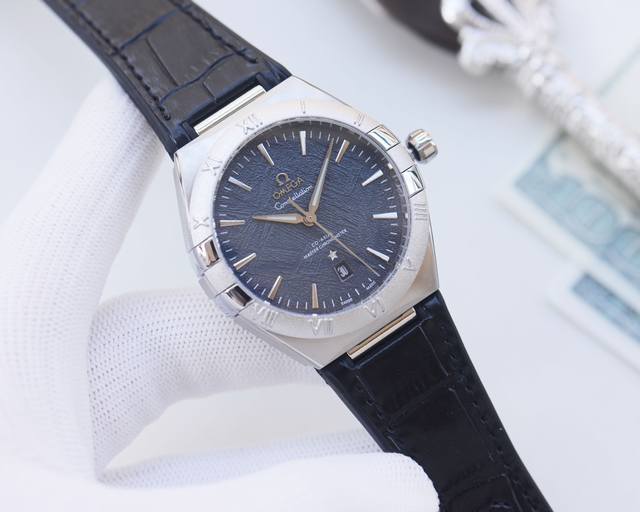 白壳 ，金壳 ，钢带20西铁城120 台湾厂最新星辉永恒之星座腕表第五代星座系列！全新陨石面原装尺寸41Mm腕表！全自动进口西铁城机械机芯，2025爆款热销单品