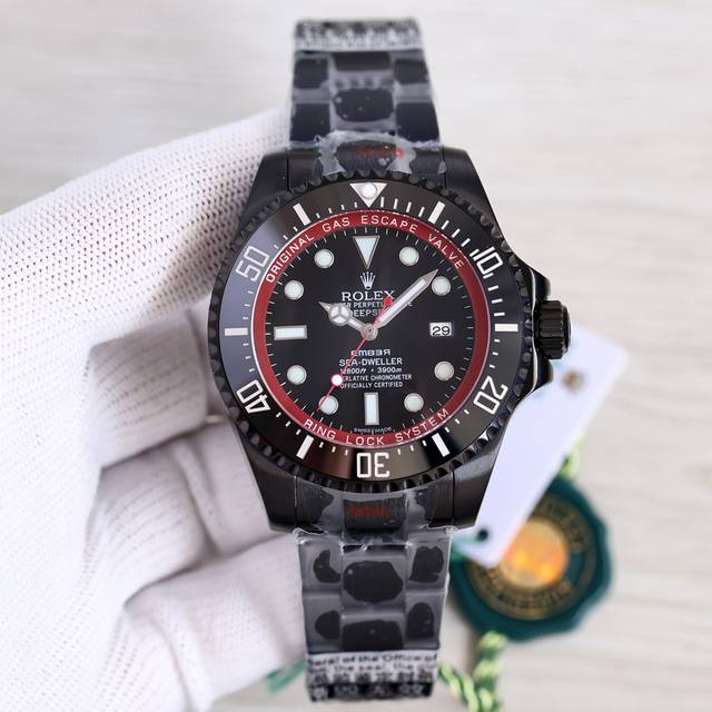 Vr最高版本！至尊大鬼王敢于尝试 再创新潮44Mm表径！！ 劳力士Sea深潜系列海外定制版“红魔蓝黑”惊艳降临。搭载海鸥2836机芯！ 据广大表友强烈要求。Vr
